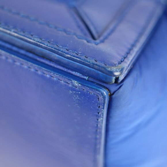 BALENCIAGA Blue Leather Tote Bag - Picture 8 of 9